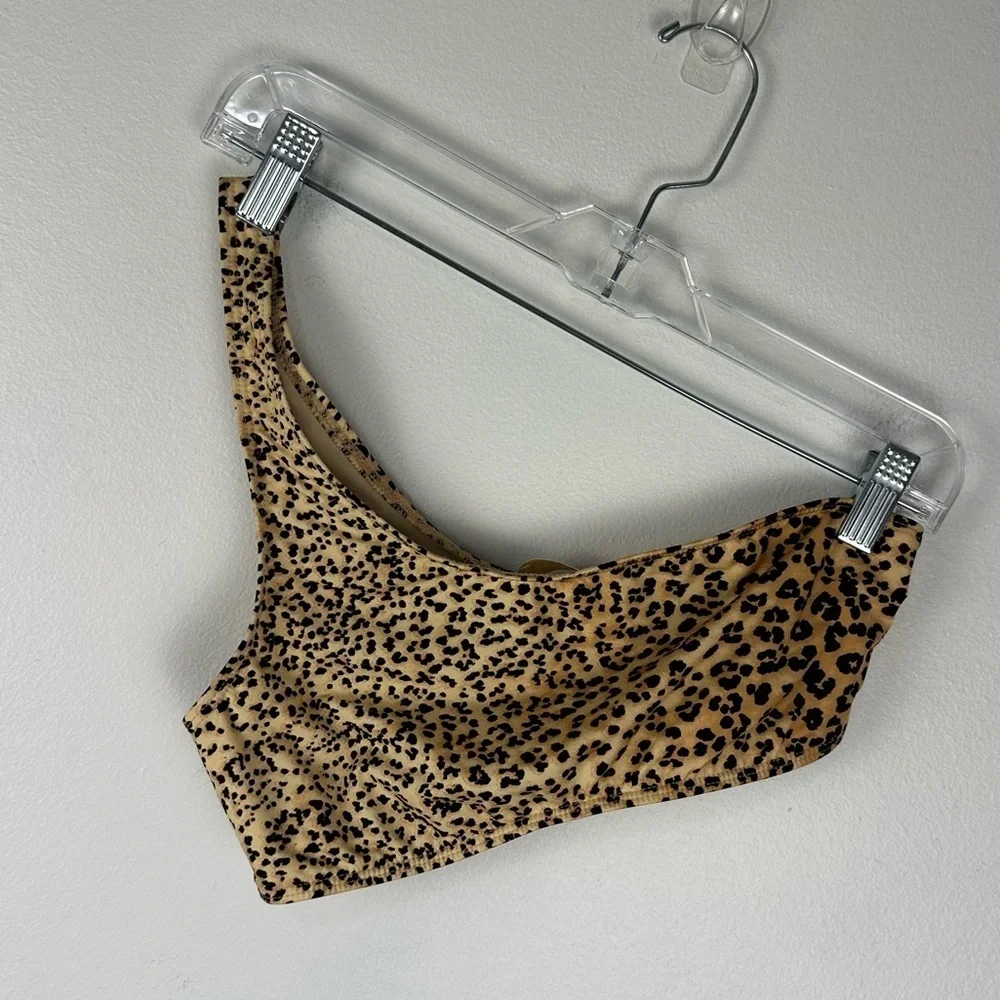 Ulla Johnson Animal Print Reina One Shoulder‎ and Dani Hipster Swimsuit Size S